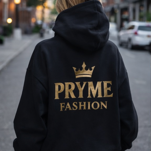 PRYME Oversize Hoodie - Golden Crown Damen