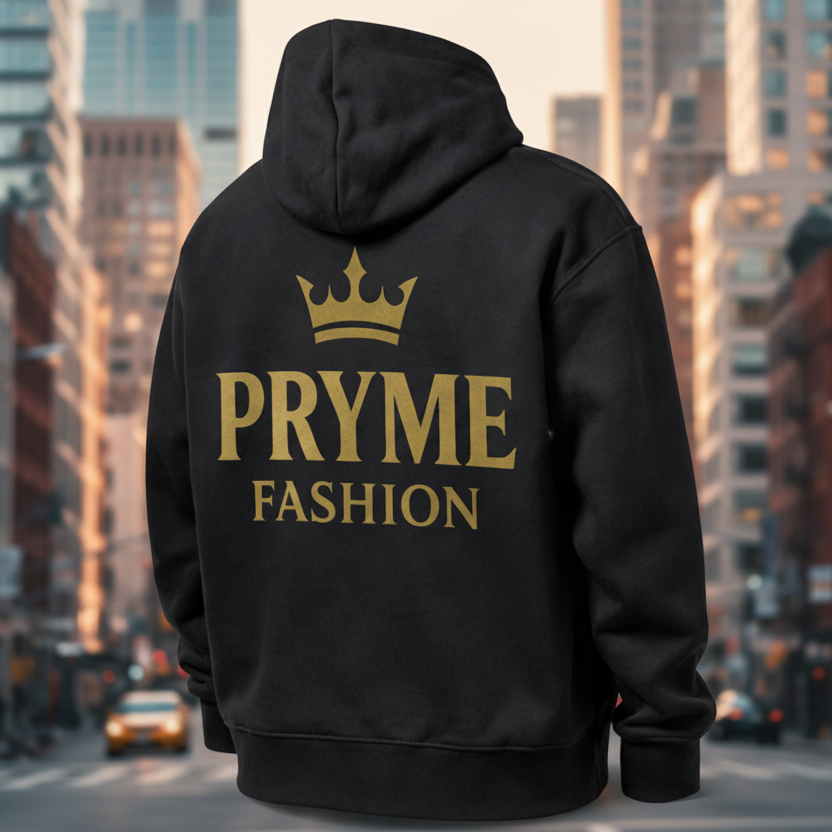 PRYME Oversize Hoodie - Golden Crown Herren