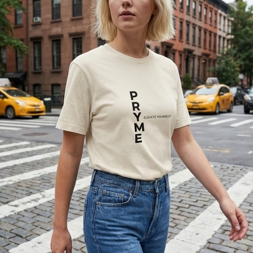 PRYME Oversize T Shirt - Elevate Yourself Damen