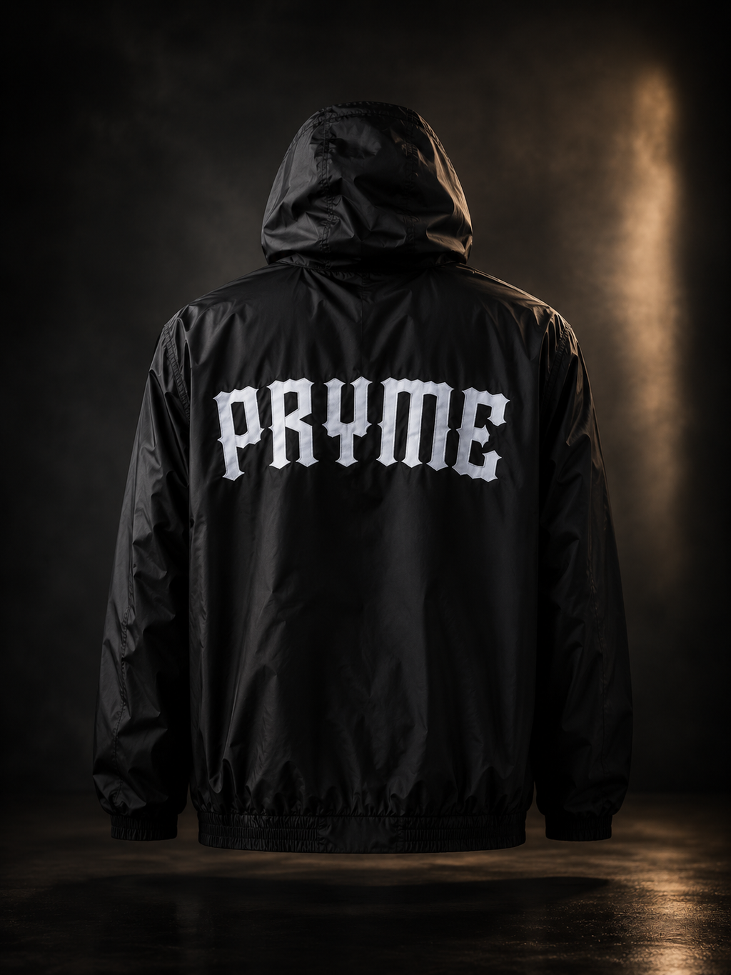PRYME Windbreaker Jacket – White Rose Edition