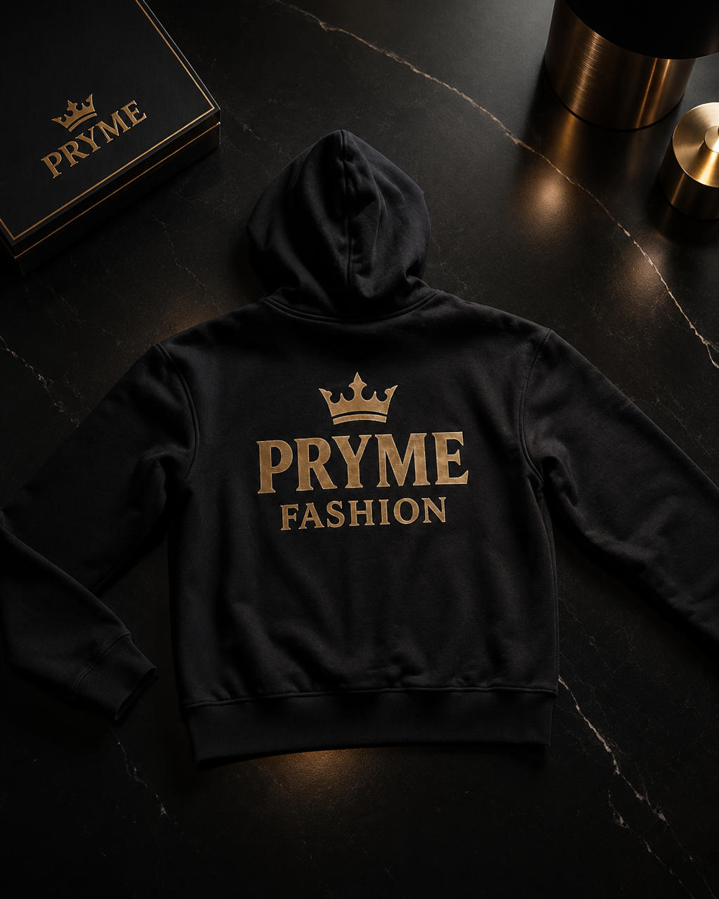 PRYME Oversize Hoodie - Golden Crown Herren