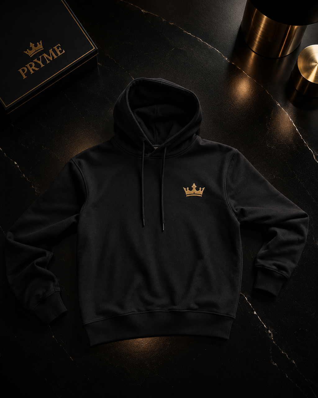 PRYME Oversize Hoodie - Golden Crown Herren